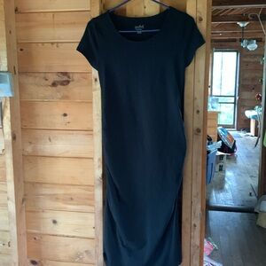 Isabel Maternity Small black tee dress